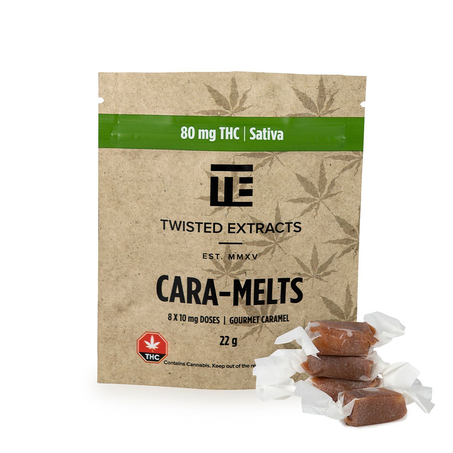 Twisted Extracts - CaraMelts Sativa 80mg