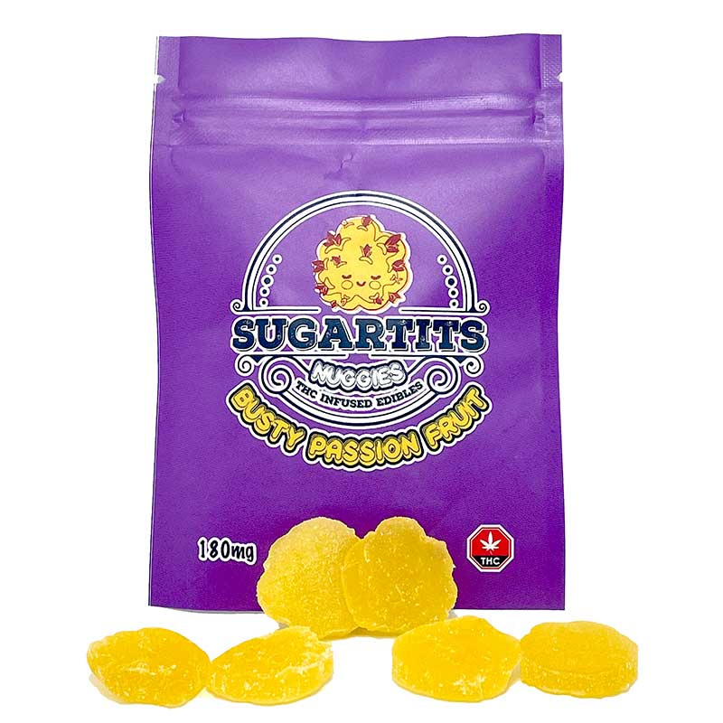 Sugartits THC Infused Edibles 180mg - Busty Passion Fruit
