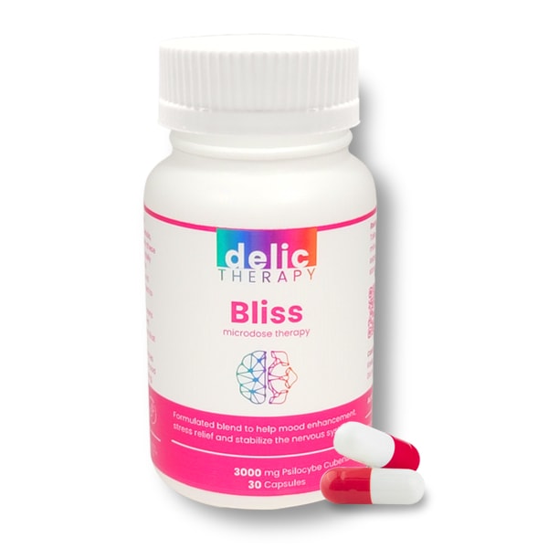 Delic Therapy - Bliss Shroom Capsules 3000mg
