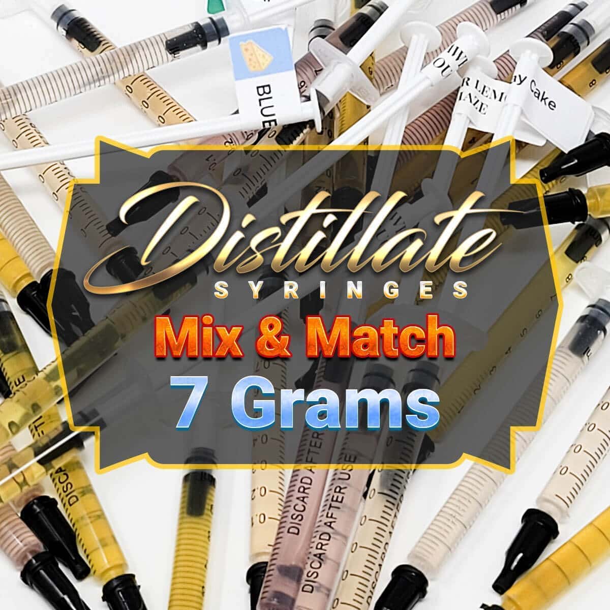 Distillate Syringe Mix And Match Quarter Ounce