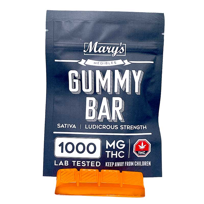 Mary's Ludicrous Strength Gummy Bar Sativa (1000mg)