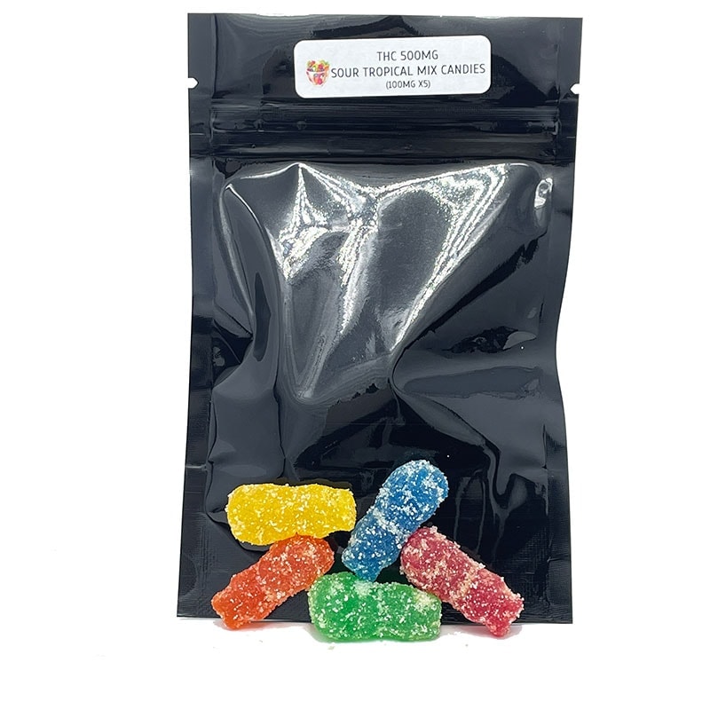 Assorted THC Sour Candy 500MG