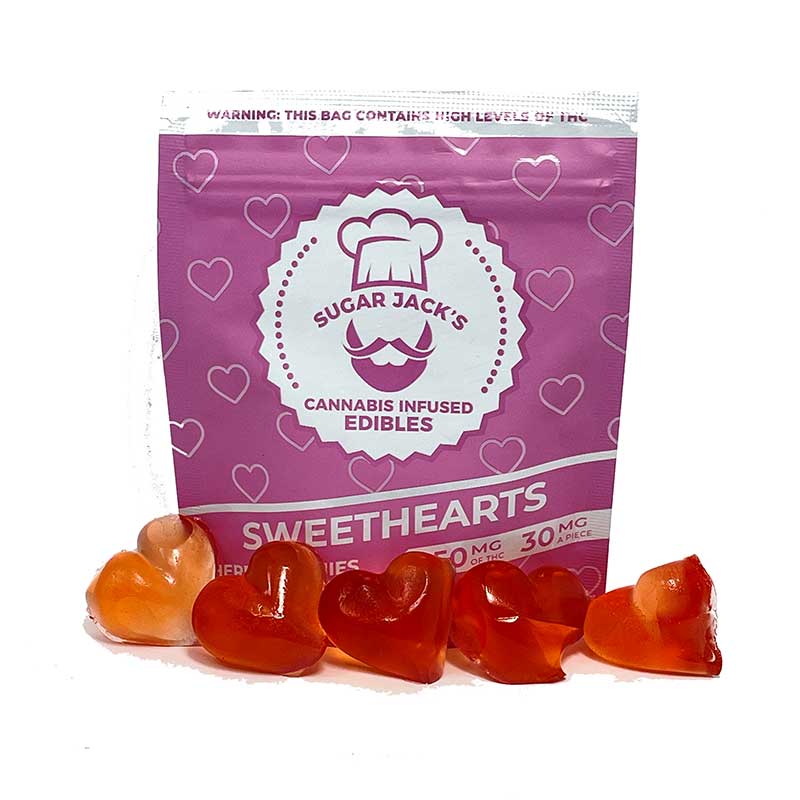 Sugar Jacks THC 150mg Sweet Hearts