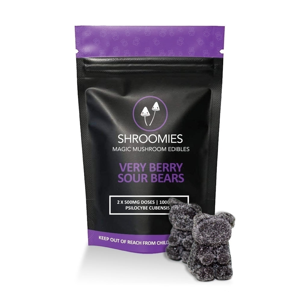 Shroomies – Very Berry Sour Bears 1000mg